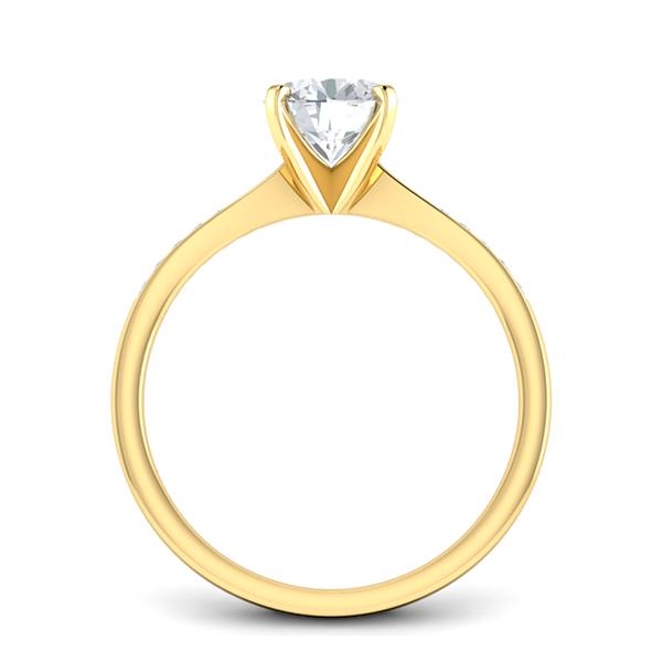 Amie in 18k Yellow Gold — view 2