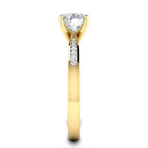 Amie in 18k Yellow Gold — view 4