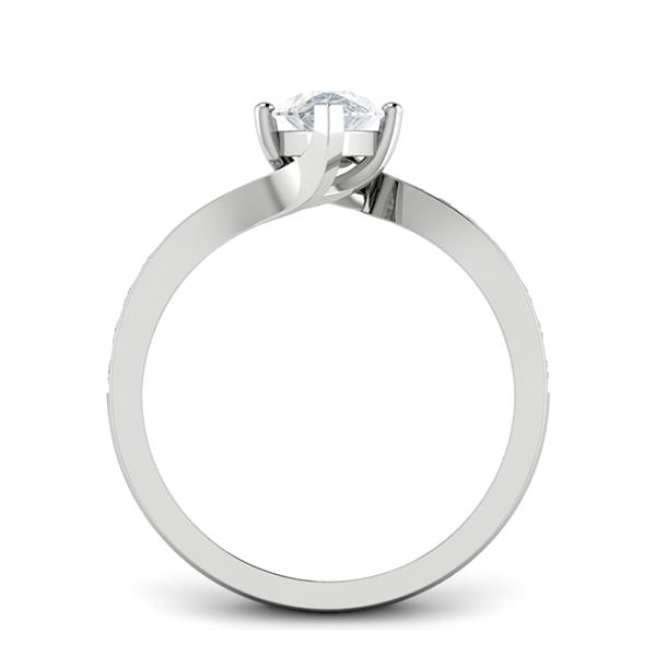 Victoria in 18k White Gold — view 2