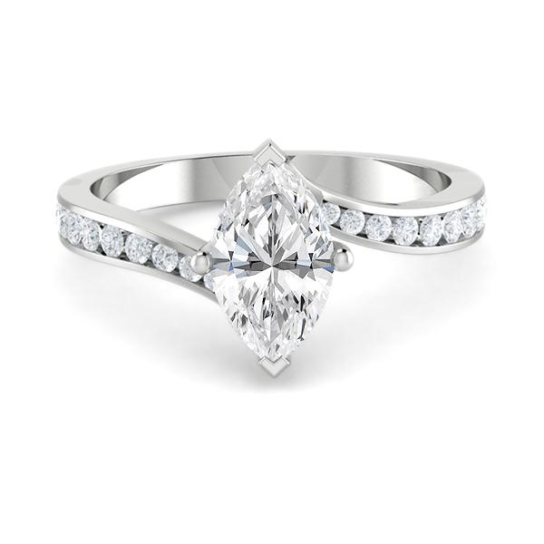 Victoria in 18k White Gold