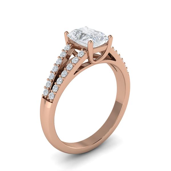 Delina in 18k Rose Gold — view 3