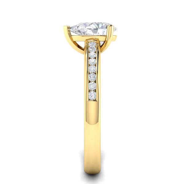 Brianna in 18k Yellow Gold — view 4
