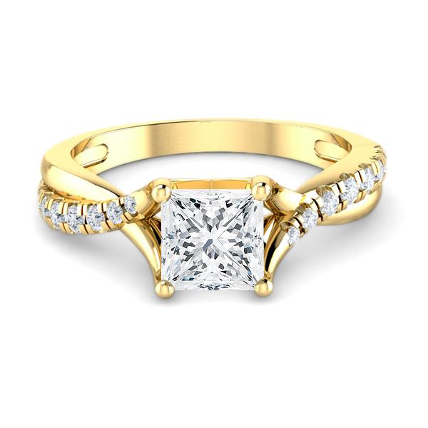 Shreya in 18k Yellow Gold