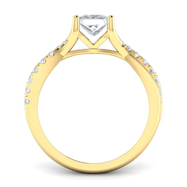 Shreya in 18k Yellow Gold — view 2