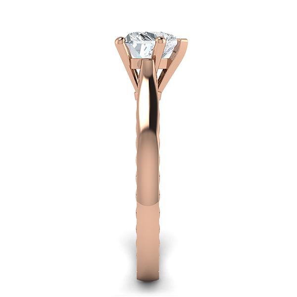 Leia in 18k Rose Gold — view 4