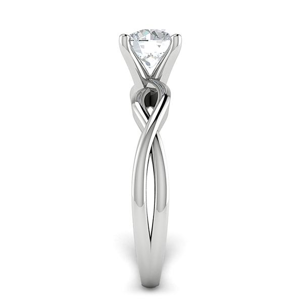 Amelia in 18k White Gold — view 4