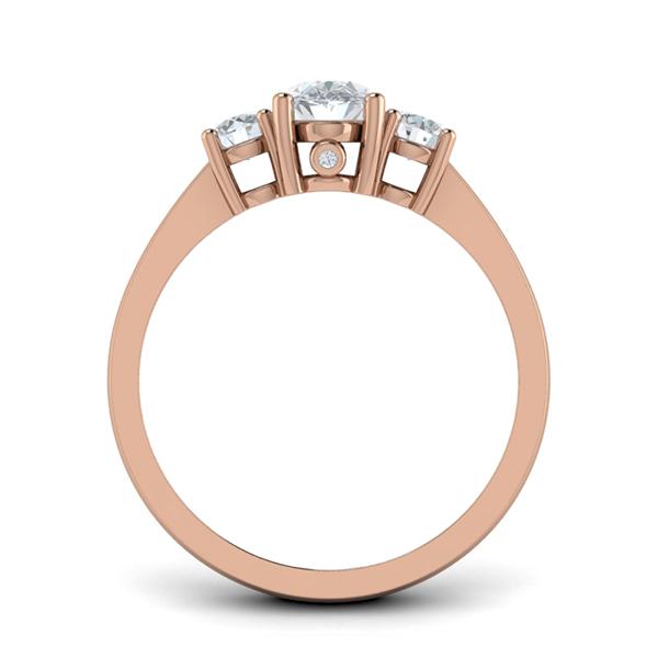 Brylee in 18k Rose Gold — view 2