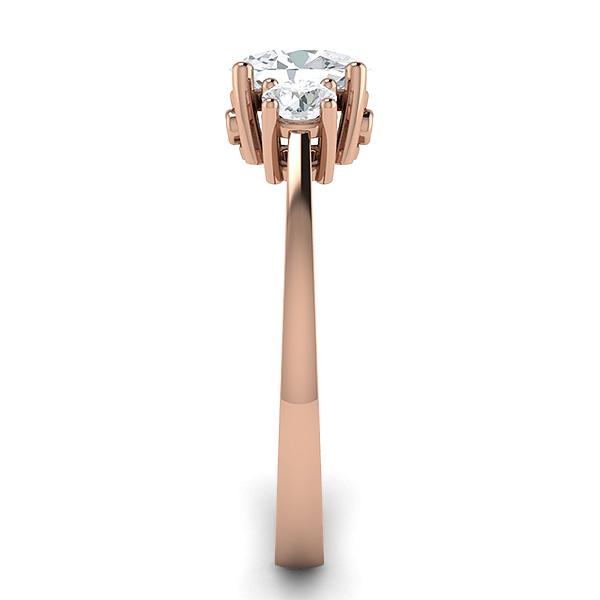 Brylee in 18k Rose Gold — view 4