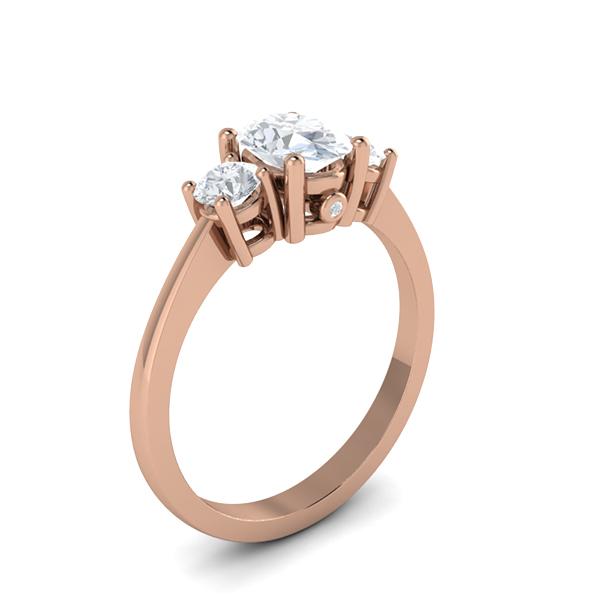 Brylee in 18k Rose Gold — view 3