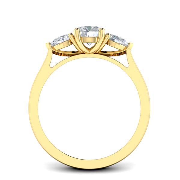 Zyana in 18k Yellow Gold — view 2