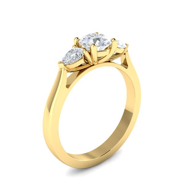 Zyana in 18k Yellow Gold — view 3