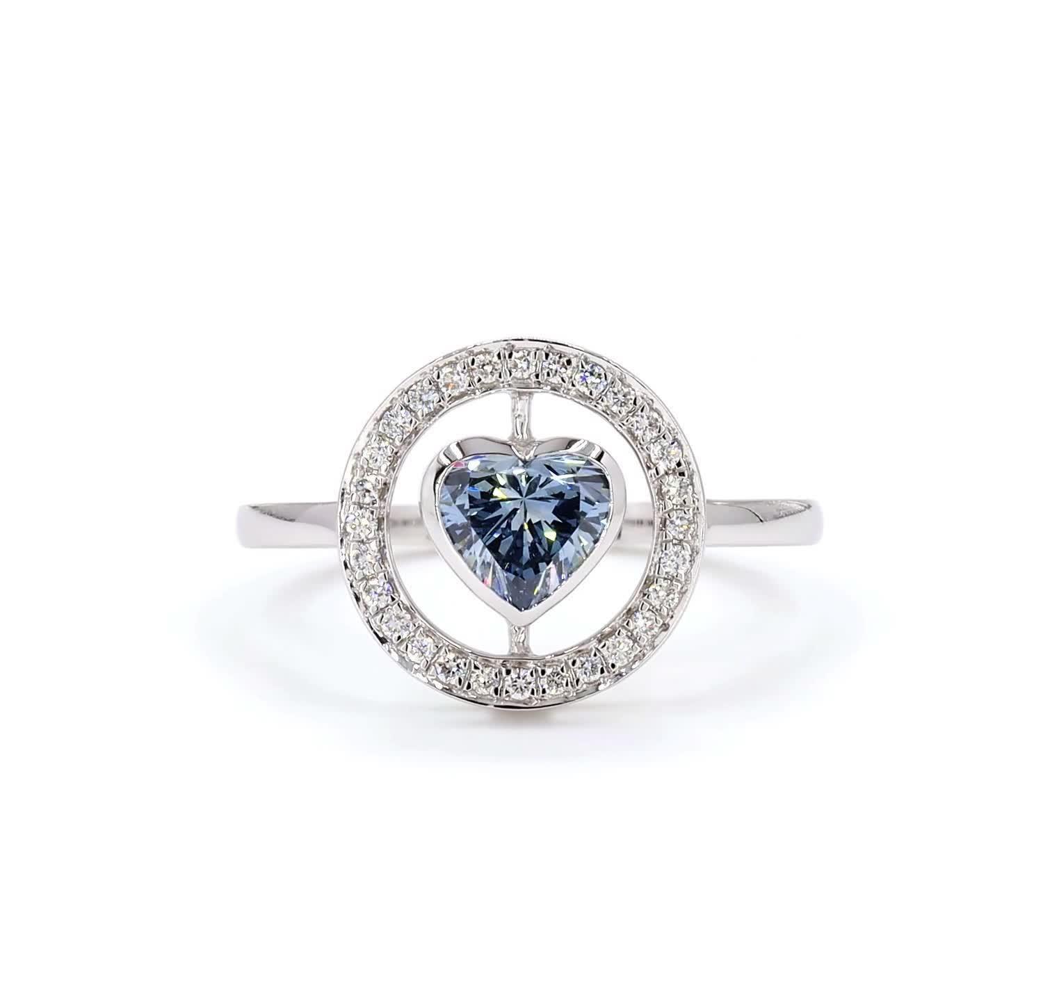 Louisa in 18k White Gold — view 2