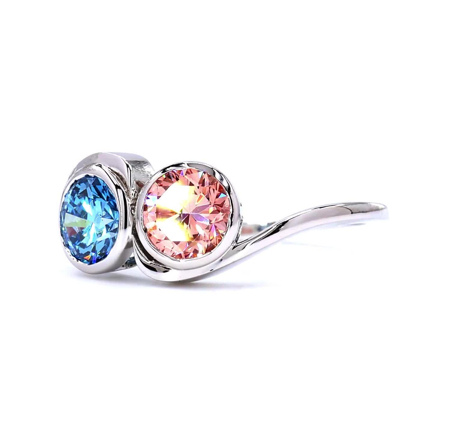 Tegan in 18k White Gold — view 2