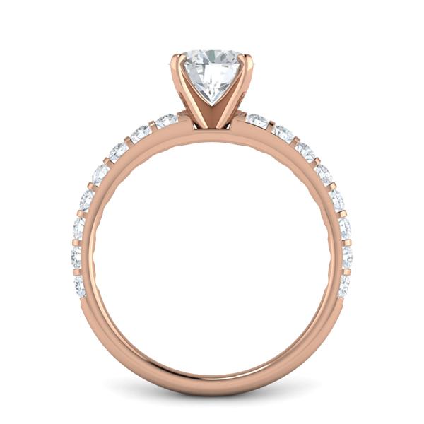 Chole in 18k Rose Gold — view 2
