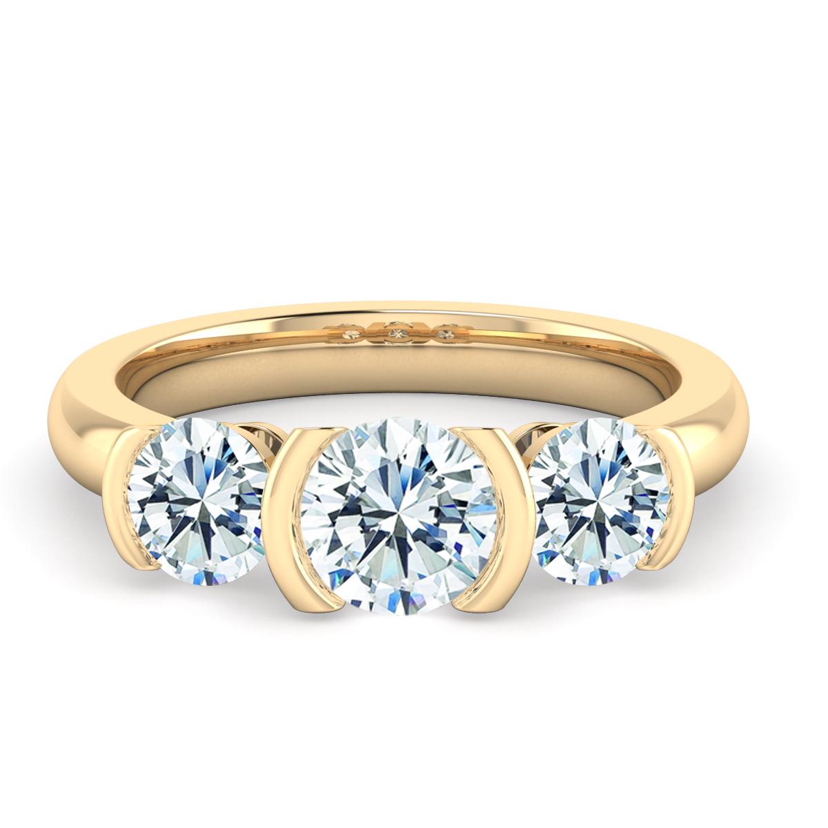 River in 18k Yellow Gold