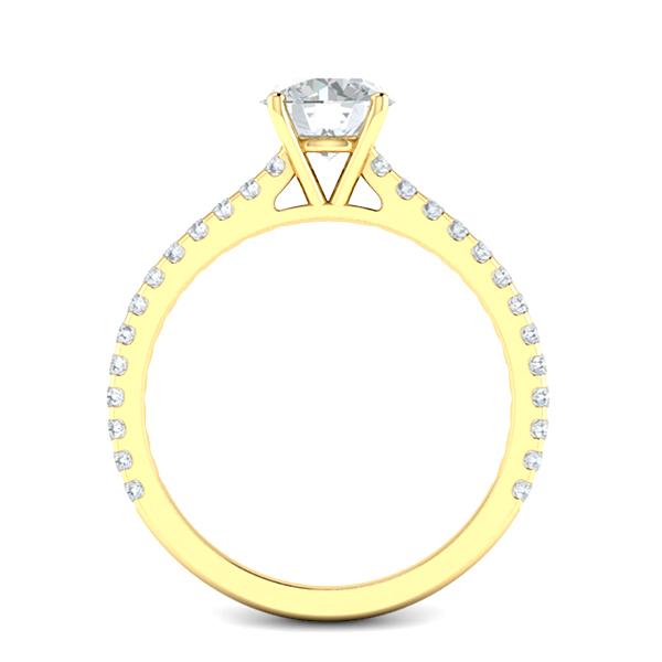 Danika in 18k Yellow Gold — view 2