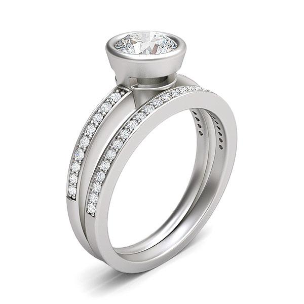 18k White Gold