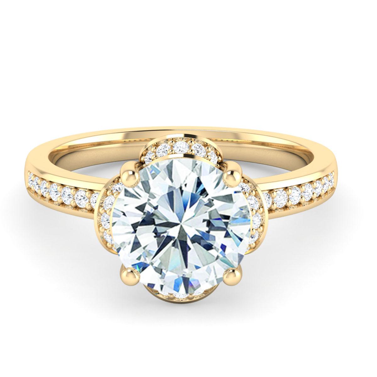 Suzan in 18k Yellow Gold