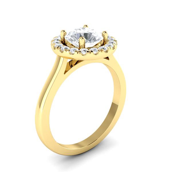 Christa in 18k Yellow Gold — view 3