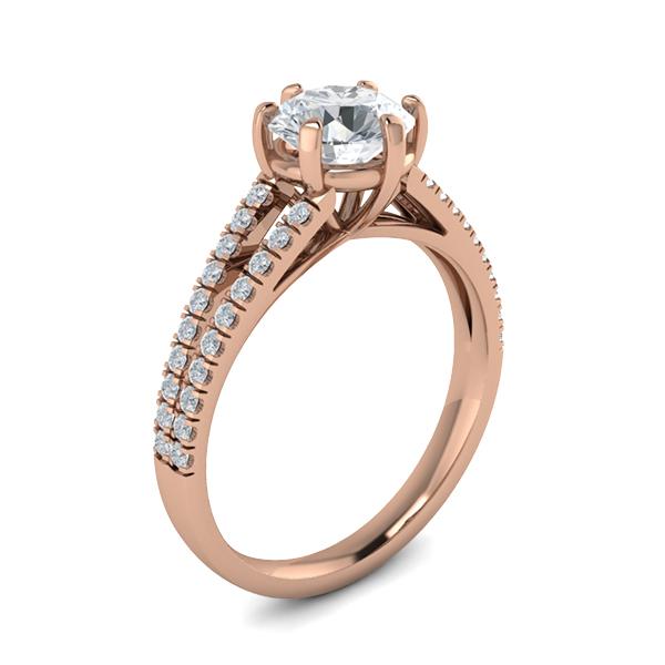Macy in 18k Rose Gold — view 3