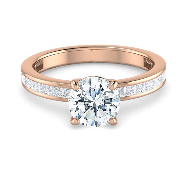 Cayla in 18k Rose Gold