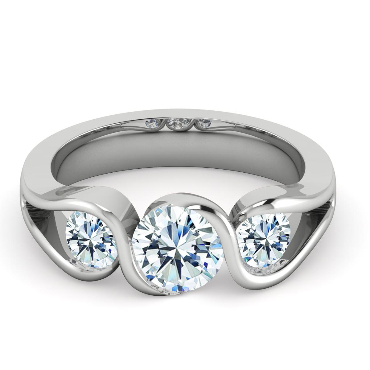 18k White Gold