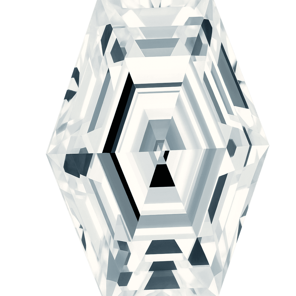 Hexagonal cut diamond