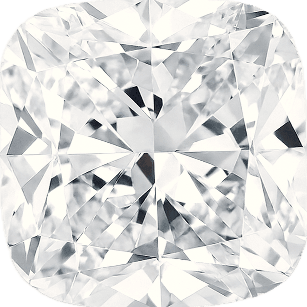 Old mine cut diamond