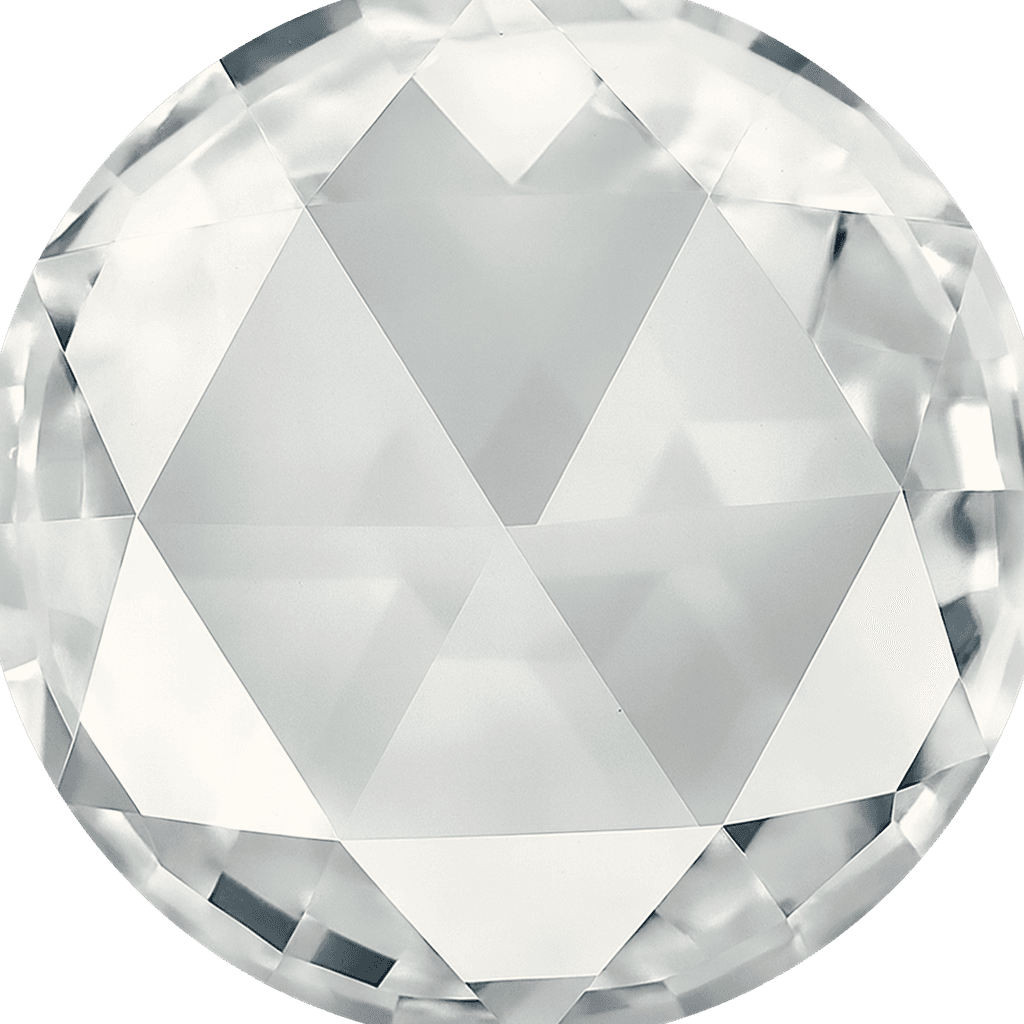 Rose cut diamond