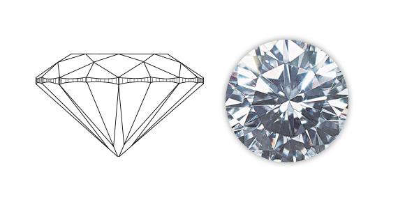 Excellent cut diamond — example 2