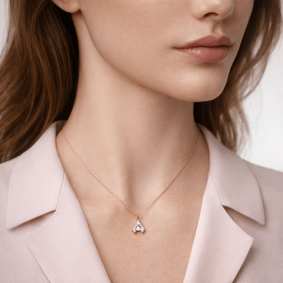A Letter Alphabet Pendant — view 2