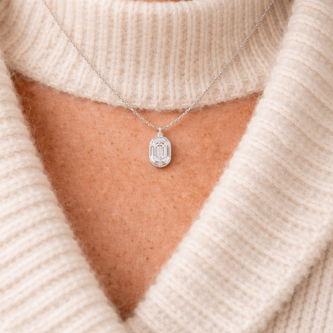 O Letter Alphabet Pendant — view 2