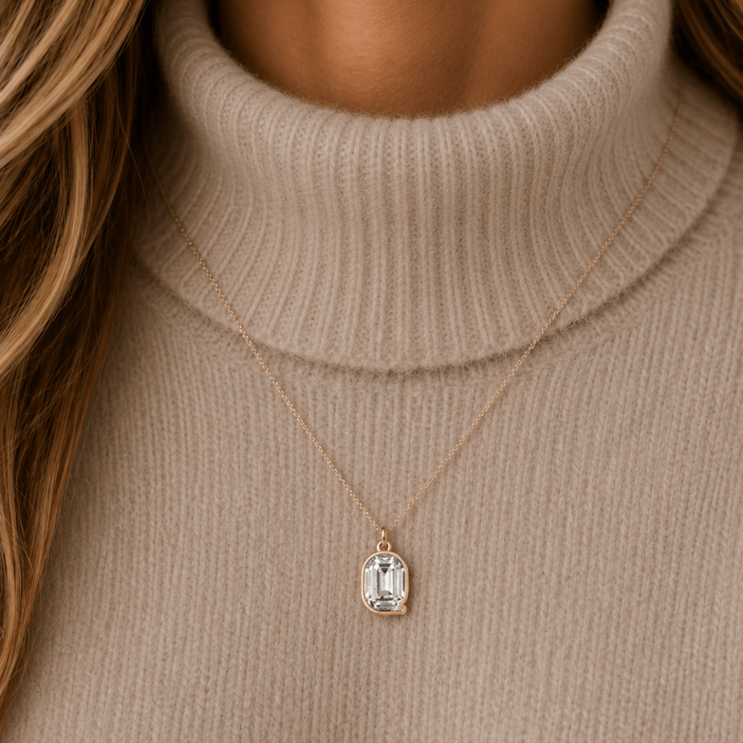 Q Letter Alphabet Pendant — view 2