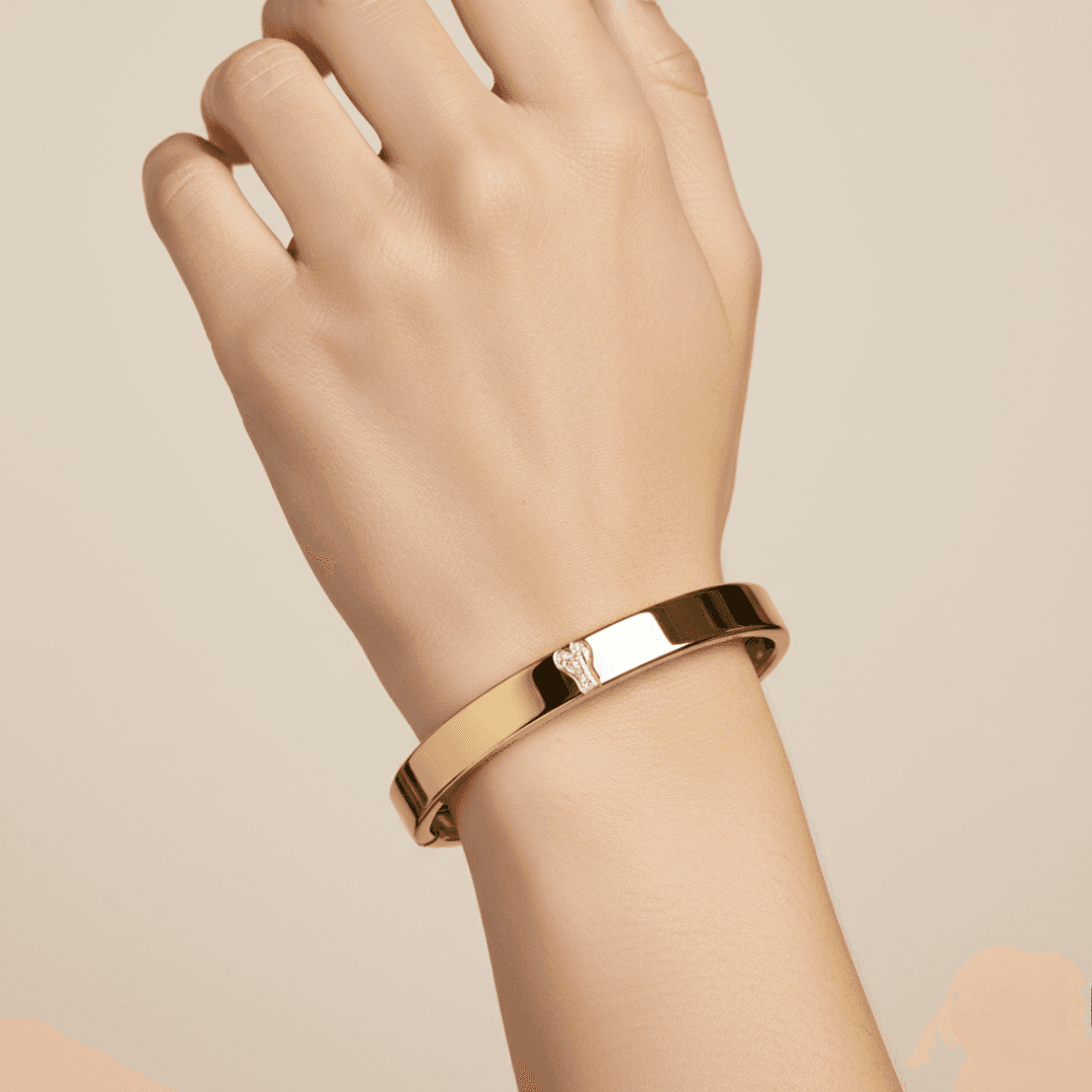 Y Letter Alphabet Bangle — view 2