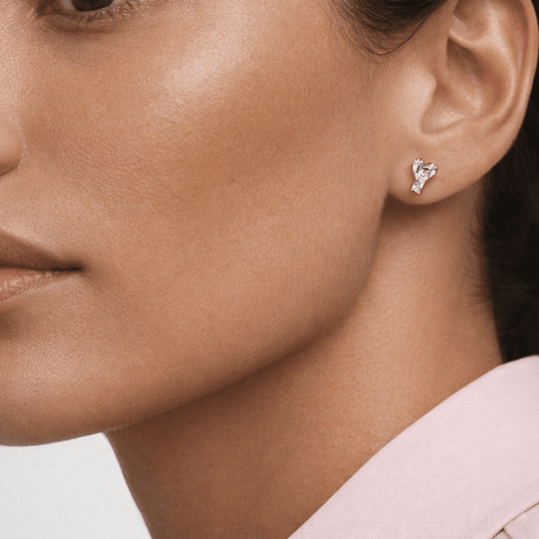 Y Letter Alphabet Stud Earrings — view 2