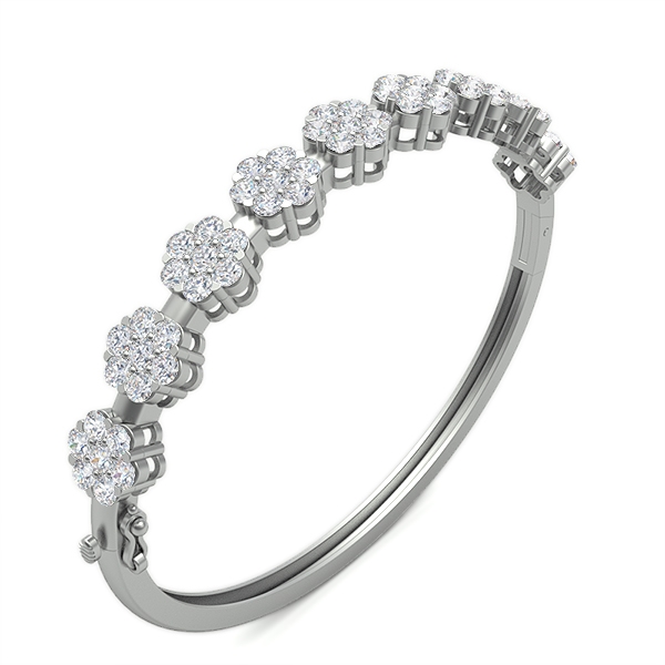 Malinda in 18k White Gold — view 2