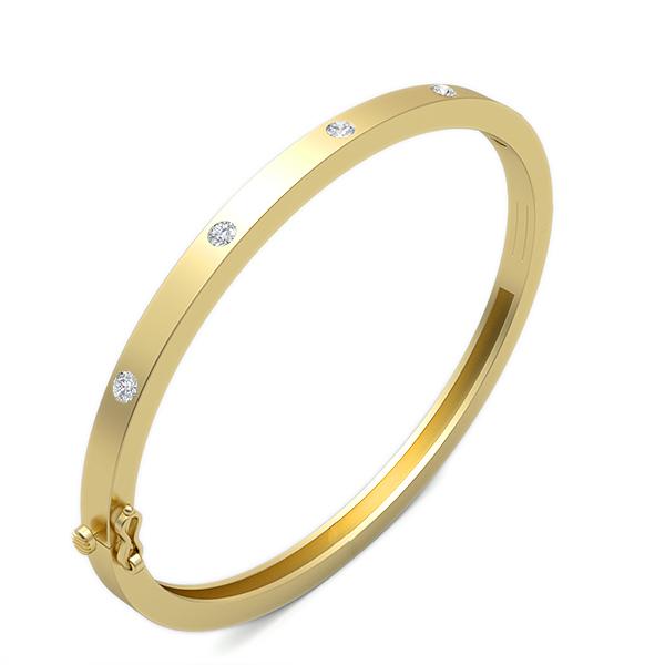 Britney in 18k Yellow Gold — view 2