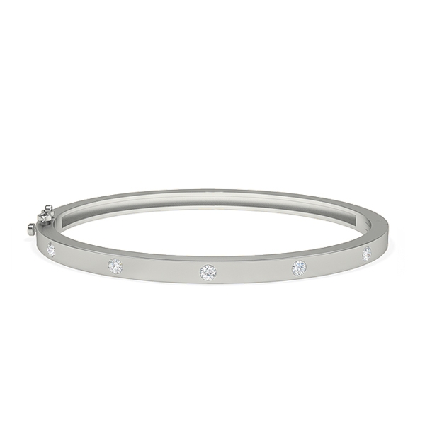 Britney in 18k White Gold