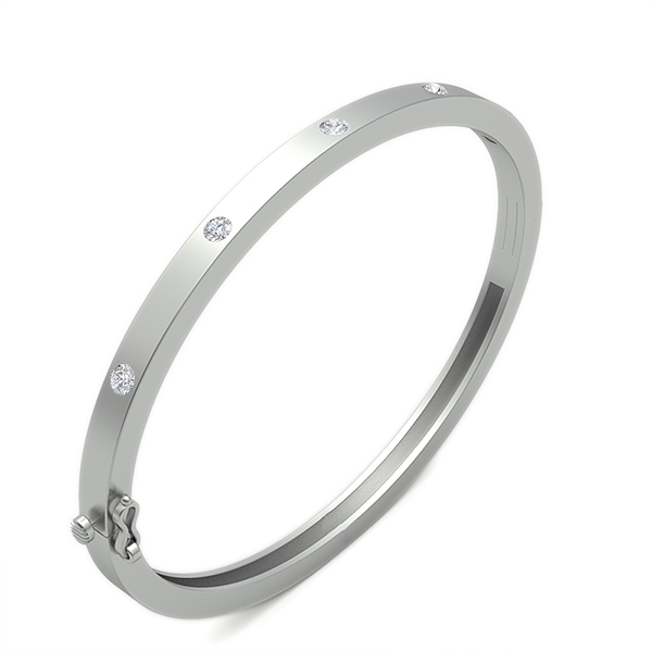 Britney in 18k White Gold — view 2