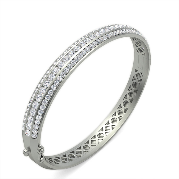 Iris in 18k White Gold — view 2