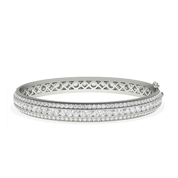 Iris in 18k White Gold