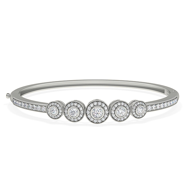 Kim in 18k White Gold