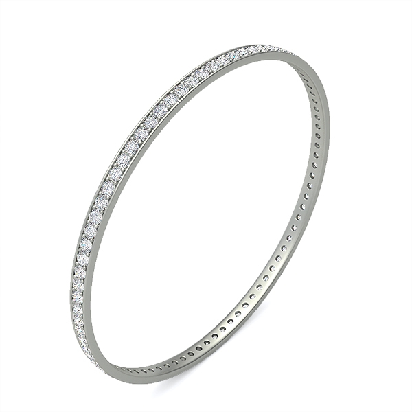 Miley in 18k White Gold — view 2