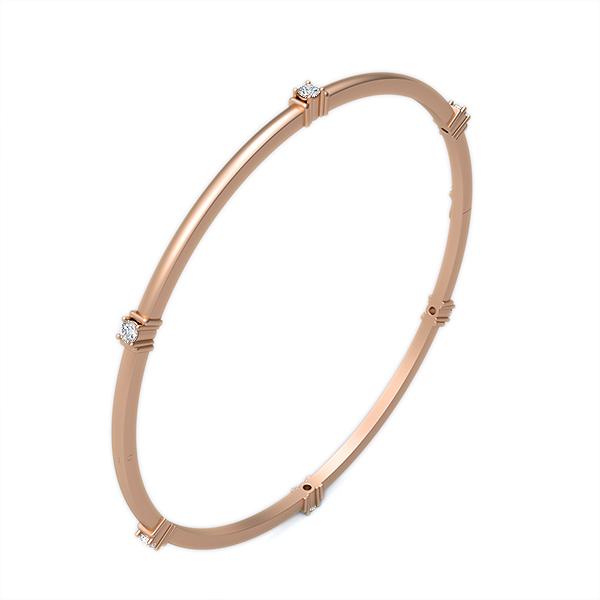 Sabrina in 18k Rose Gold — view 2