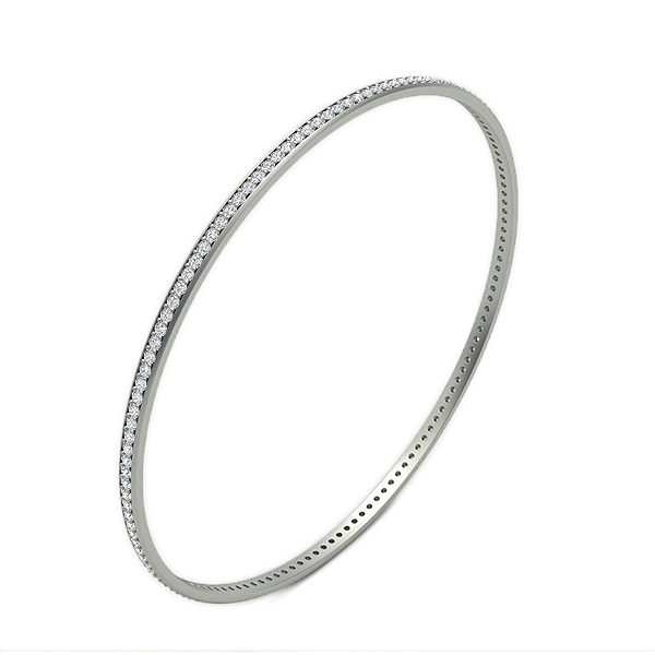 Mea in 18k White Gold — view 2