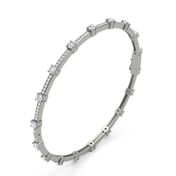 Isabell in 18k White Gold — view 2