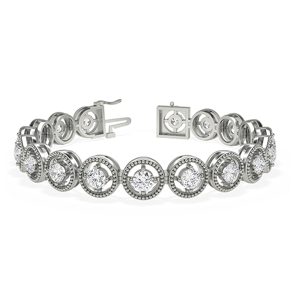 Lydia in 18k White Gold
