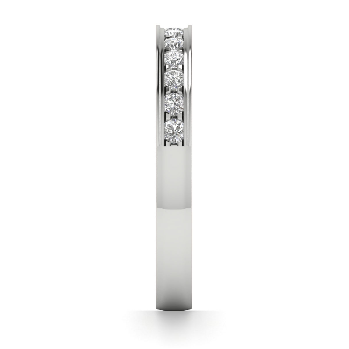 Edith in 18k White Gold — view 4