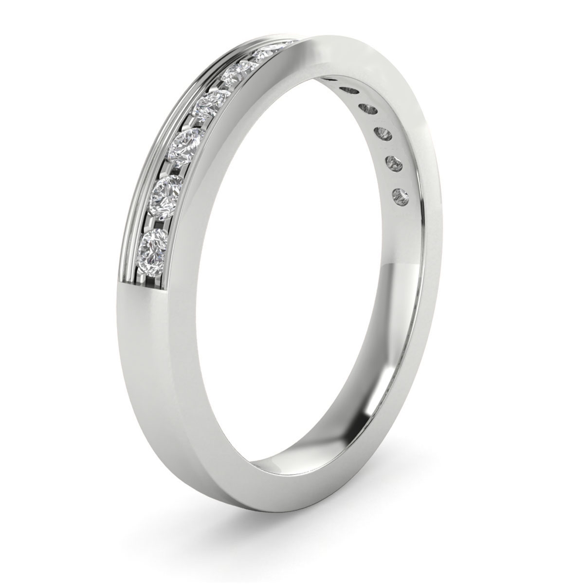 Edith in 18k White Gold — view 5