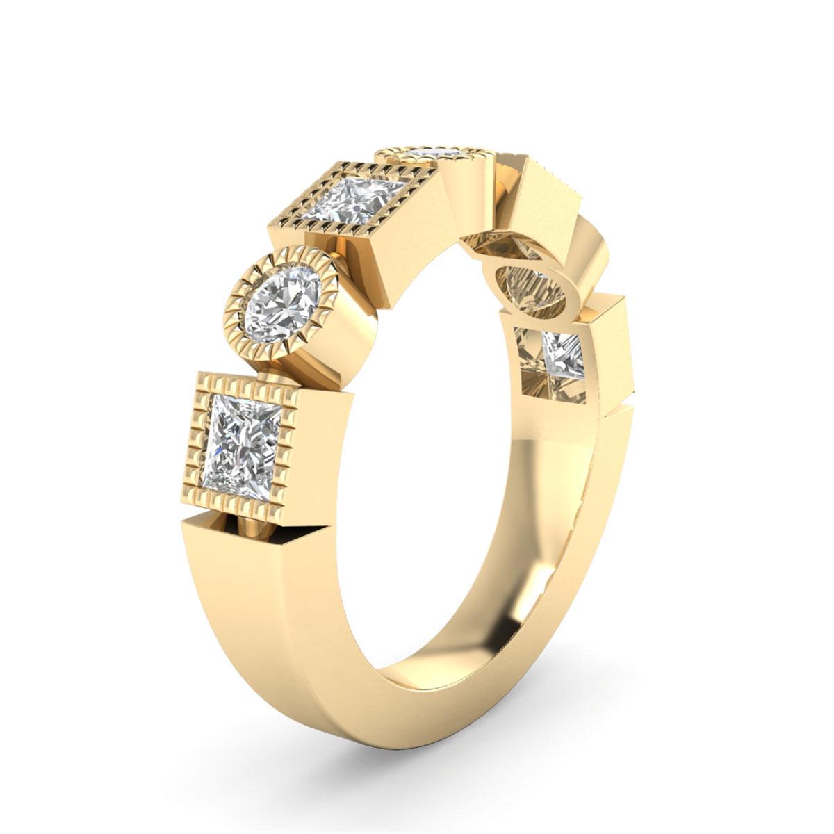 Vonda in 18k Yellow Gold — view 5